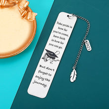 Load image into Gallery viewer, Inspirational Graduation Bookmark Gifts for Him Her Class of 2023 Senior Encouragement Gifts for Teens Boys Girls Graduates Gifts for Son Daughter High School Student Grads Nursing Birthday Book Lover
