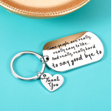 Load image into Gallery viewer, Coworker Boss Appreciation Gifts Keychain Leaving Going Away Farewell Retirement Gifts for Coworker Teacher Employee Birthday Christmas Inspirational Thank You Gifts for Him Her Women Men
