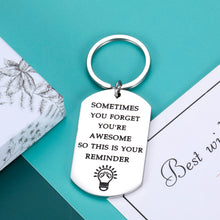 Load image into Gallery viewer, Inspirational Keychain for Women Men Funny Birthday Christmas Gifts for Best Friend BFF Thank You Gifts for Coworkers Boss Nurse Him Her 2021 Graduation Gifts for Daughter Son Students Teen Boys Girls
