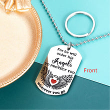 Load image into Gallery viewer, Inspirational Christian Gifts for Women Men, to My Daughter Son Gifts Bible Verse Gifts with Necklace, Birthday Thanksgiving Christmas Easter Christian Gifts Keychain for Christian Couples Him Her
