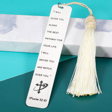 Load image into Gallery viewer, Inspirational Religious Bookmark Gifts for Women Men Bible Verse Bookmark for Her Girls Daughter First Communion Birthday Christmas Stocking Stuffers for Friend Sister Baptism Christian Church Gifts
