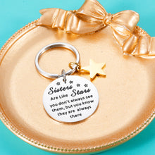 Load image into Gallery viewer, Sisters Gifts from Sister Sweet 16 Birthday Christmas Gifts Keychain for Big Little Soul Sister Best Friend BFF Wedding Gifts for Sister Valentines Day Mothers Day Gifts for Sister, Teen, Girls, Women
