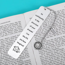 Load image into Gallery viewer, Inspirational Graduation Bookmark Gifts for Him Her Class of 2023 Senior Encouragement Gifts for Teens Boys Girls Graduates Gifts for High School Student Grads Nursing Son Daughter Birthday Book Lover
