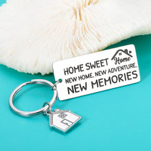 Load image into Gallery viewer, House Warming Gifts New Home Keychain for First Home Keychain – Housewarming Gift for Women, Men, New Homeowner, Couples, Friend, Daughter, Son New House Key Chain Family BFF Coworker
