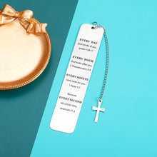 Load image into Gallery viewer, Inspirational Christian Bookmark Gifts for Women Bible Verse Bookmark for Girls Boys Son Daughter Book Lovers Birthday Christmas Stocking Stuffers for Women Men Sister Brother Baptism Religious Gifts
