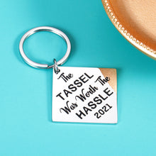 Load image into Gallery viewer, Graduation Gifts for 2021 Senior Students for Him Her Best Friends Inspirational Tassel Keychain Birthday Coming-of-age Gifts from Mom Dad for Son Daughter Teen Girls Boys Gifts for College Graduate
