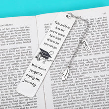 Load image into Gallery viewer, Inspirational Graduation Bookmark Gifts for Him Her Class of 2023 Senior Encouragement Gifts for Teens Boys Girls Graduates Gifts for Son Daughter High School Student Grads Nursing Birthday Book Lover
