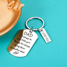 Load image into Gallery viewer, Dad Gifts from Daughter Dad Present Birthday Fathers Day Christmas Valentine Gift for Dad Father from Daughter Kids to Dad Daddy Papa Dad Keychain
