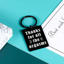 Load image into Gallery viewer, Couples Keychain Gifts, Funny Gift for Boyfriend Girlfriend, Valentine&#39;s Day Anniversary Gifts for Husband Wife Naughty Birthday Christmas Gifts for Him I Love You Gifts Keychain for Him Her
