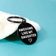 Load image into Gallery viewer, Father&#39;s Day Keychain Dad Gifts from Daughter Gifts for Daddy Stepdad Bonus Dad Father Birthday Christmas Dad Valentine&#39;s Day Daughter Gifts Dad Stocking Stuffers
