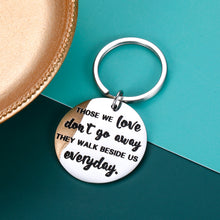 Load image into Gallery viewer, Mom Dad Sympathy Gifts Keychain for Loss of Mother Father Husband Memorial Gifts Keyring for Him Her Bereavement Gift for Men Women in Memory of Pet Dog Grandma Grandpa Remembrance Keychain Jewelry
