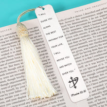 Load image into Gallery viewer, Inspirational Religious Bookmark Gifts for Women Men Bible Verse Bookmark for Her Girls Daughter First Communion Birthday Christmas Stocking Stuffers for Friend Sister Baptism Christian Church Gifts
