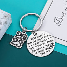 Load image into Gallery viewer, Class of 2023 Graduation Gifts for Him Her Inspirational Keychains High School College Graduation Gifts for Men Women Nurse Masters Student Boy Girl Son Daughter 2023 Senior Party Grad Gifts Key Ring
