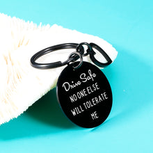 Load image into Gallery viewer, Drive Safe keychain for Boyfriend Gifts from Girlfriend Anniversary for Husband Christmas Gifts for Boyfriend Birthday Gift Stocking Stuffers for Men Valentine&#39;s Day Gifts for Him Love Gifts from Wife
