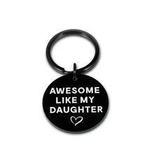 Load image into Gallery viewer, Father&#39;s Day Keychain Dad Gifts from Daughter Gifts for Daddy Stepdad Bonus Dad Father Birthday Christmas Dad Valentine&#39;s Day Daughter Gifts Dad Stocking Stuffers
