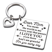 Load image into Gallery viewer, Mom Keychain, Mother Gifts from Daughter, Kids | Mother’s Day Christmas Birthday Gifts for Mom Her | Valentine’s Day Gifts from Daughter for Mom I Presents for Mom
