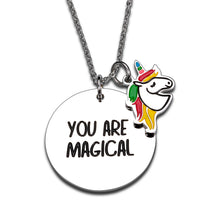 Load image into Gallery viewer, Unicorn Necklace Gifts for Women Teen Girls Christmas Graduation Birthday Gift for Daughter Granddaughter Niece You Are Magical Inspiration Jewelry Gifts Xmas Daughter Women Girls Stocking Stuffers
