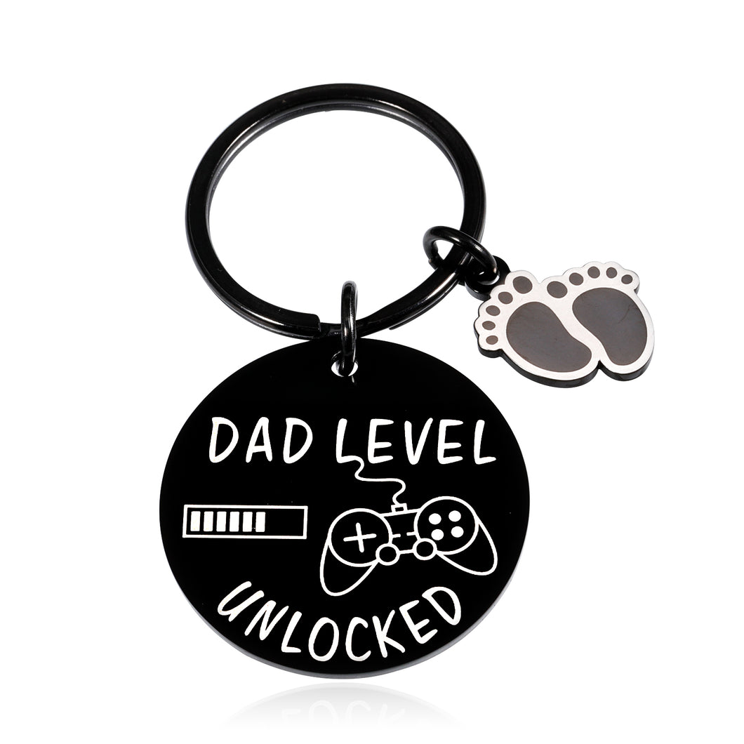 New Expecting Dad First Time Father's Day Daddy to be Gift for New Dad First Time Parents Pregnancy Baby Announcement Gifts Keychain Soon to Be Dad Valentines Christmas Men Him