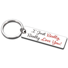 Load image into Gallery viewer, Husband Wife Keychain Gifts for Anniversary Christmas Birthday Valentines Day Gifts for Boyfriend Girlfriend Romantic I Love You Gifts for Him Her Women Men Couple Keychain Gifts
