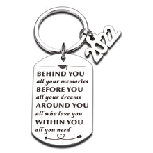 Load image into Gallery viewer, Graduation Gifts for Him Her Inspirational Class of 2022 Keychain Grad Gifts for Son Daughter Graduation Gifts for High School College Nursing Law School Students Teen Boys Girls Women Men
