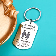 Load image into Gallery viewer, Brother Gifts From Sister, Funny Keychain Gifts For Sister From Brother, Funny Brother Gifts, Gifts For Brothers From Sisters Christmas Birthday Gifts for Sister Brother Present
