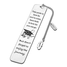 Load image into Gallery viewer, Inspirational Graduation Bookmark Gifts for Him Her Class of 2023 Senior Encouragement Gifts for Teens Boys Girls Graduates Gifts for Son Daughter High School Student Grads Nursing Birthday Book Lover
