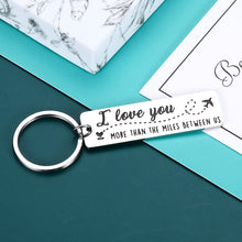 Load image into Gallery viewer, Long Distance Relationships Gifts for Best Friend Boyfriend Girlfriend Birthday Anniversary Christmas Valentines Friendship Keychain Gifts for Men Women Going Away Gifts for Couples BFF Lover Him Her
