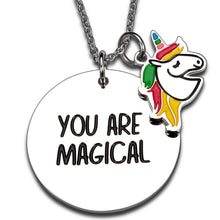 Load image into Gallery viewer, Unicorn Necklace Gifts for Women Teen Girls Christmas Graduation Birthday Gift for Daughter Granddaughter Niece You Are Magical Inspiration Jewelry Gifts Xmas Daughter Women Girls Stocking Stuffers
